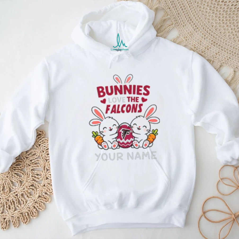 Personalized Atlanta Falcons Plush Bunny - Adult & Kids T-Shirts, Sweatshirts & Hoodies apparel design preview 5