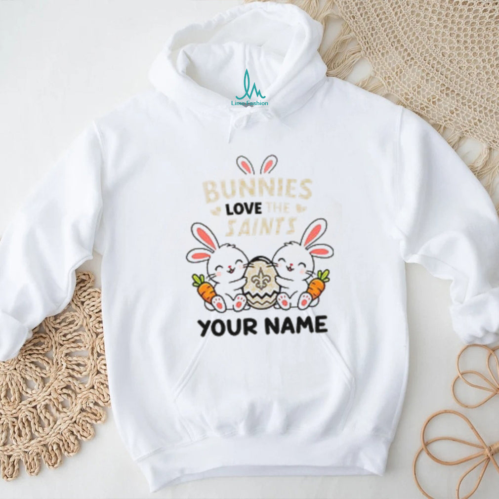 Personalized Saints Easter Bunny Plush - Adult & Kids T-Shirts, Sweatshirts & Hoodies apparel design preview 5