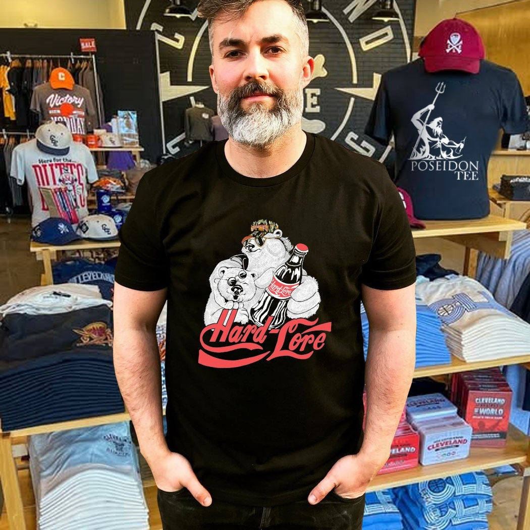 Hardlore Polar Bear - Adult & Kids T-Shirts, Sweatshirts & Hoodies apparel design preview 5