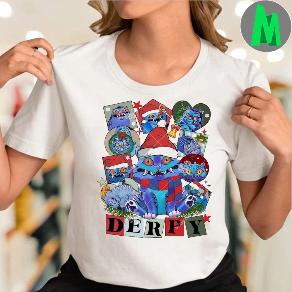 Derpy Merry Xmas Kpop Demon Hunters Tiger - Adult & Kids T-Shirts, Sweatshirts & Hoodies apparel design preview 4