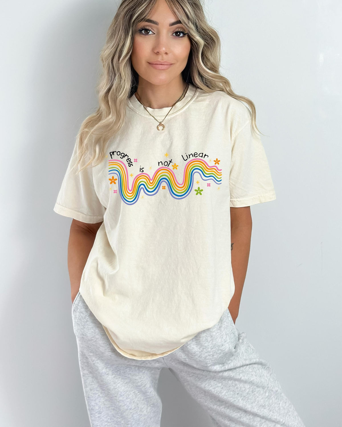 Comfort Colors Teacher Progress Linear Back School Tee Unisex T-shirt, Sweatshirt, Hoodie - T-Shirt, Sweatshirt, Hoodie
