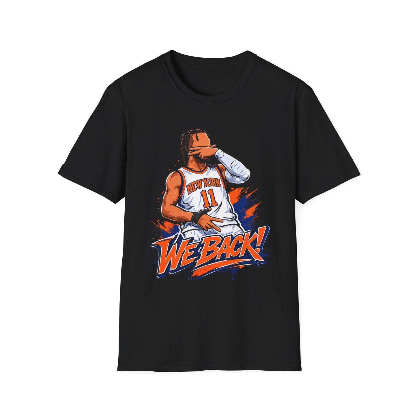 Knicks Brunson Back Team York Squad Goals White Tee Softstyle East - T-Shirt, Sweatshirt, Hoodie