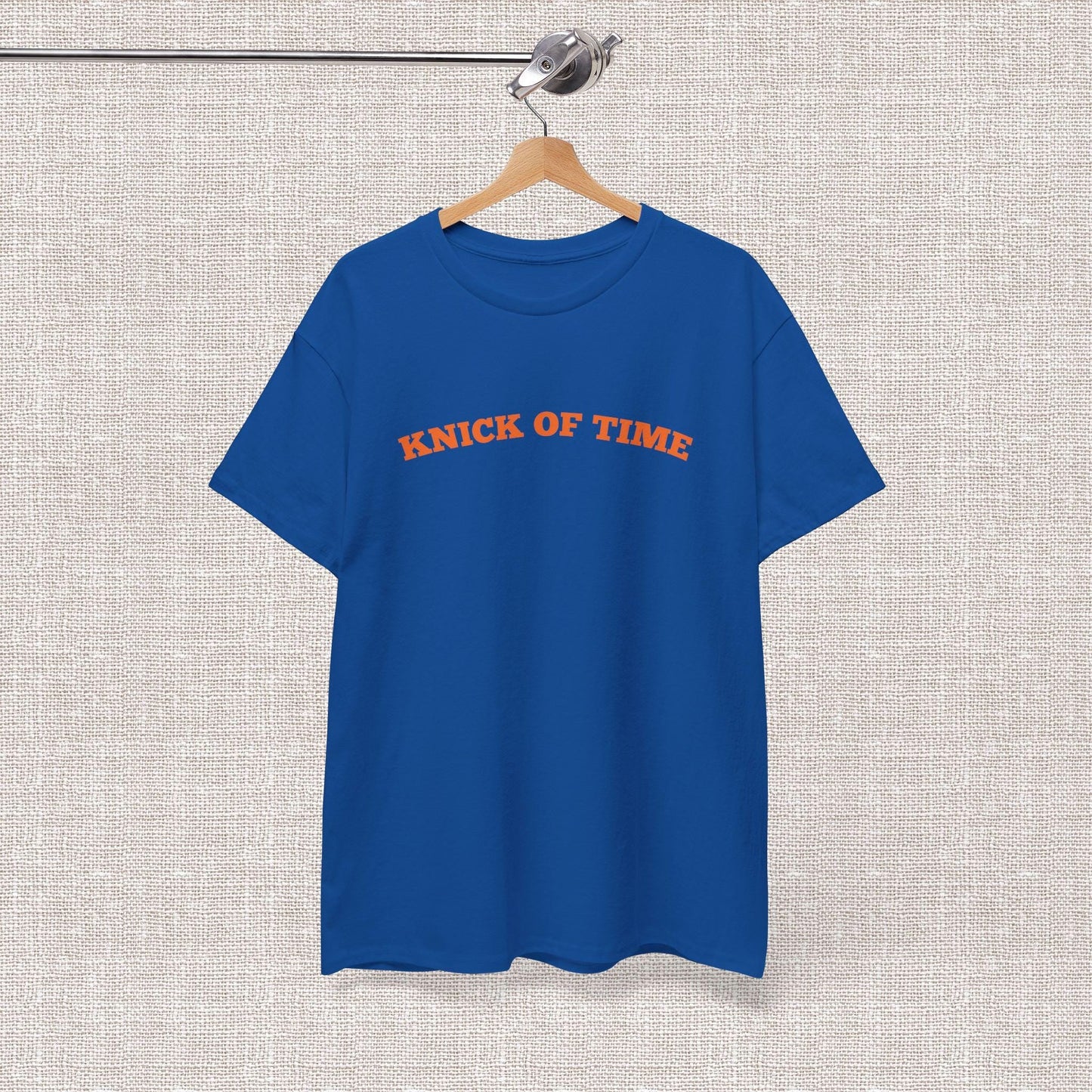 Knick Time Ny Basketball Pun Tee Sports Fan Blue Orange Game Day Retro Pop Culture - T-Shirt, Sweatshirt, Hoodie