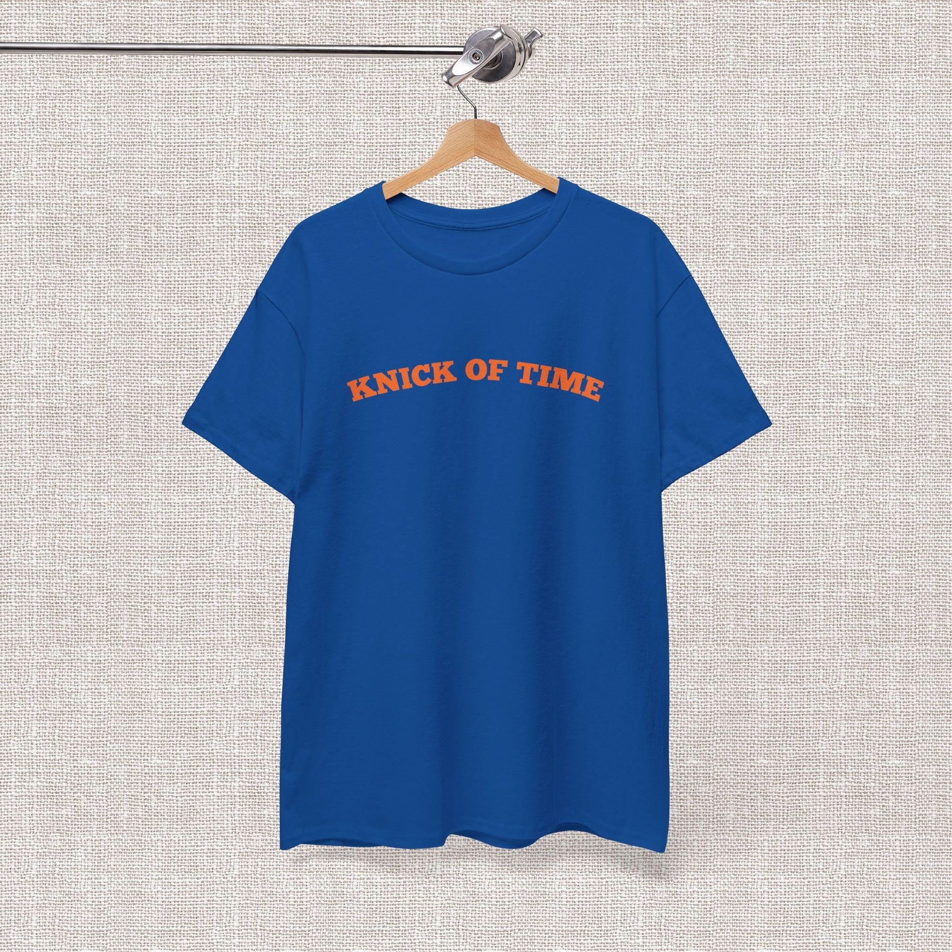 Knick Time Ny Basketball Pun Tee Sports Fan Blue Orange Game Day Retro Pop Culture - T-Shirt, Sweatshirt, Hoodie