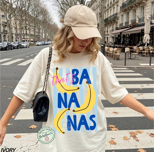 Bananas Summer Fruit Food Pun Retro Banana Summer Comfort Colors - T-Shirt, Sweatshirt, Hoodie