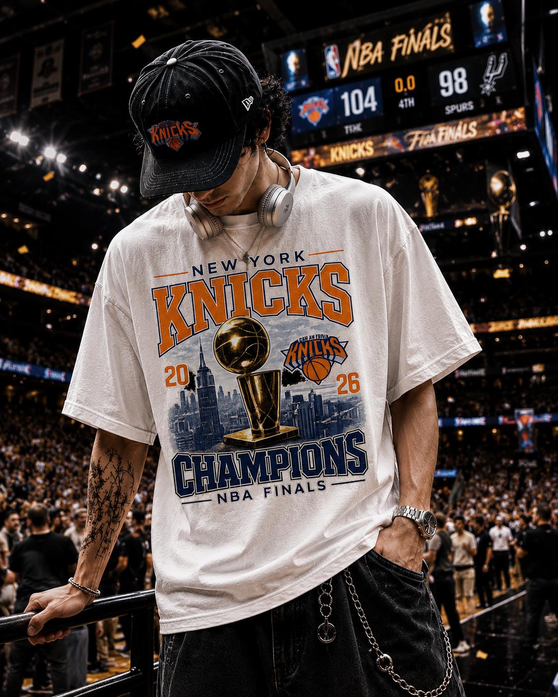 York Knicks Champions Tee 2026 Nba Finals Trophy City Skyline - T-Shirt, Sweatshirt, Hoodie