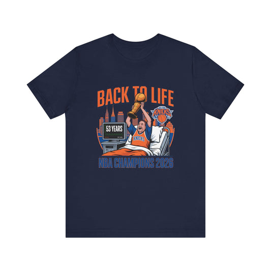 Back Life Knicks Nba Champions 2026 After 53 Years Celebration York Knicks - T-Shirt, Sweatshirt, Hoodie