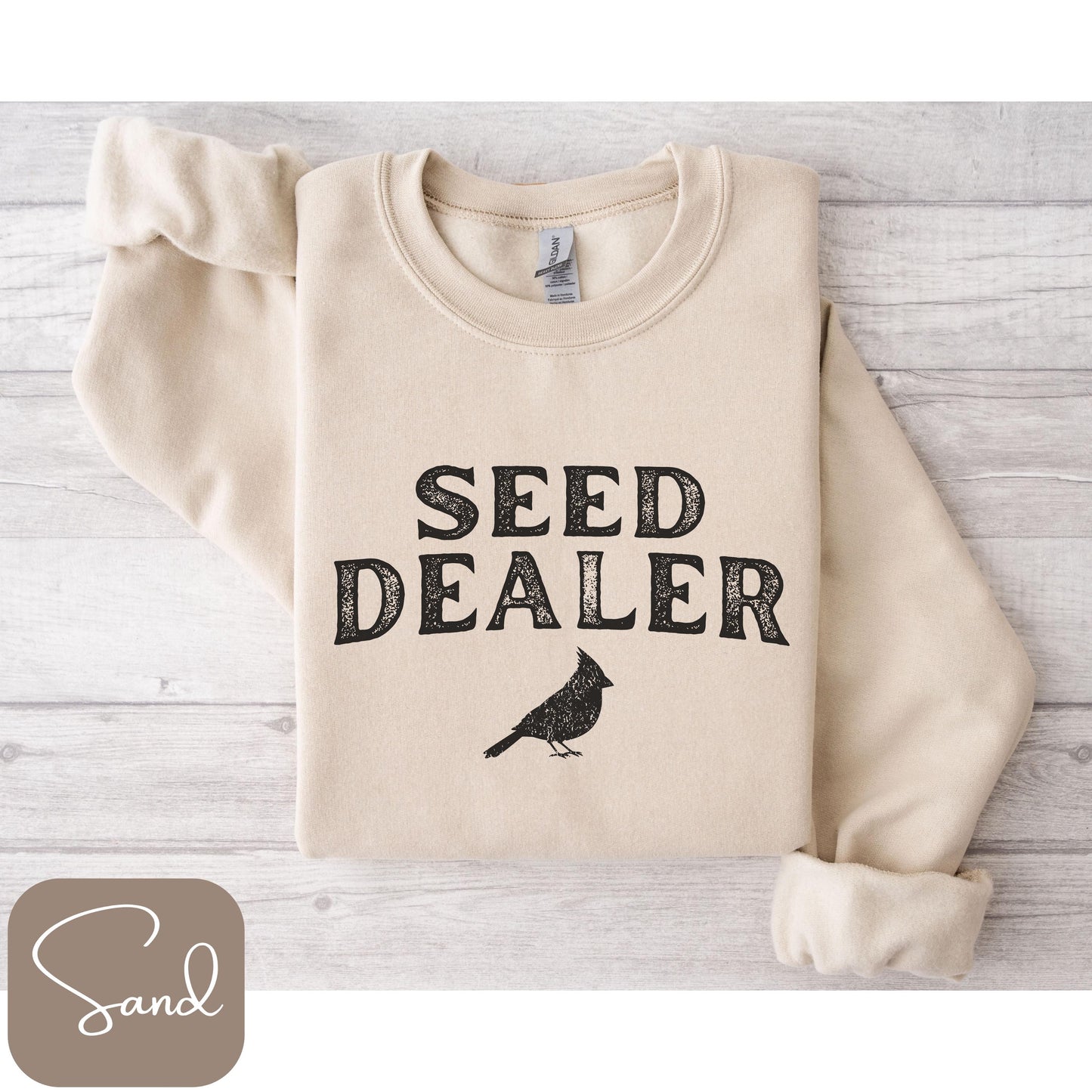 Seed Dealer Bird Lover Backyard Birding Bird Feeder Humor Tee Bird Watcher Tee - T-Shirt, Sweatshirt, Hoodie