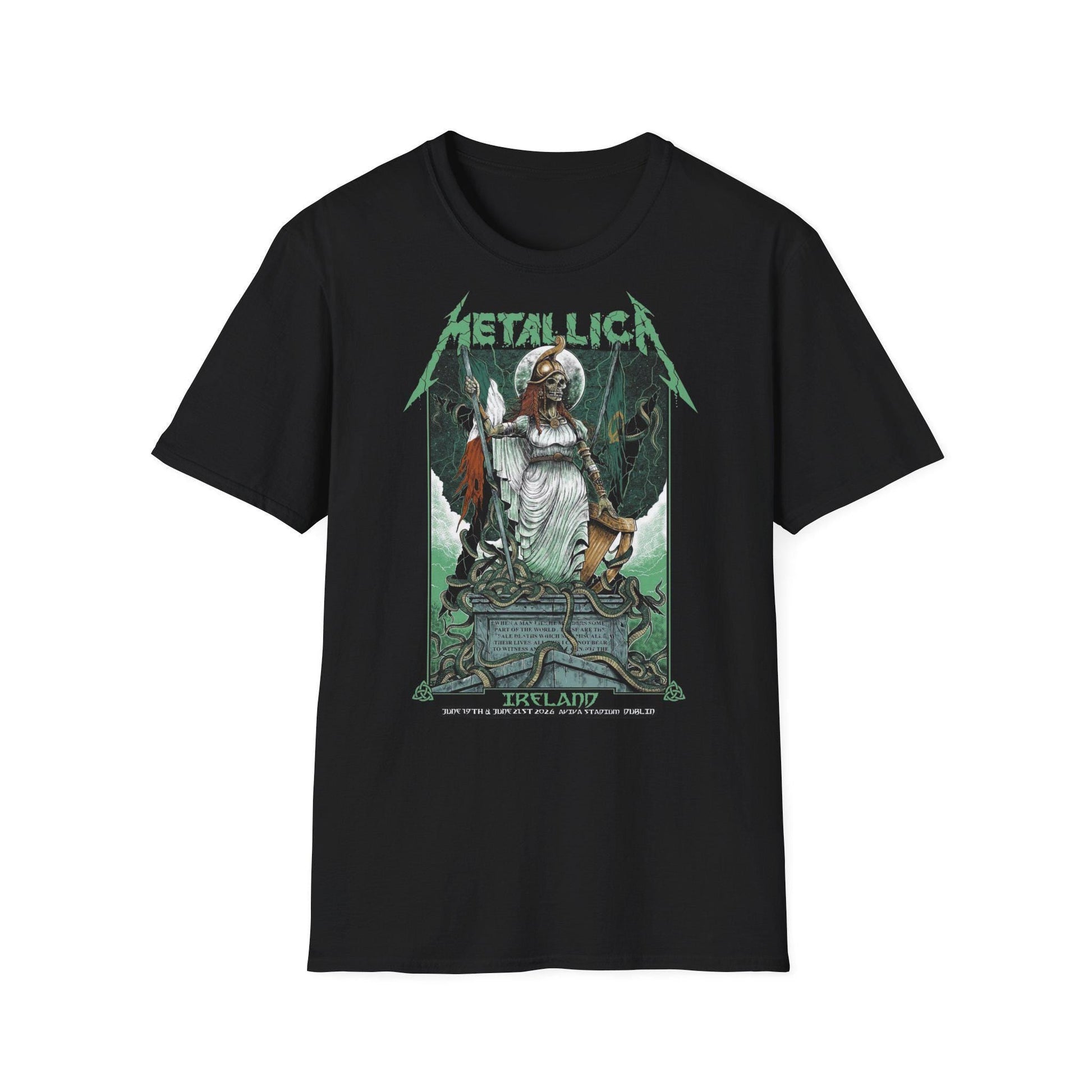 Metallica Dublin 2026 Concert M72 World Tour Unisex T-shirt, Sweatshirt, Hoodie - T-Shirt, Sweatshirt, Hoodie