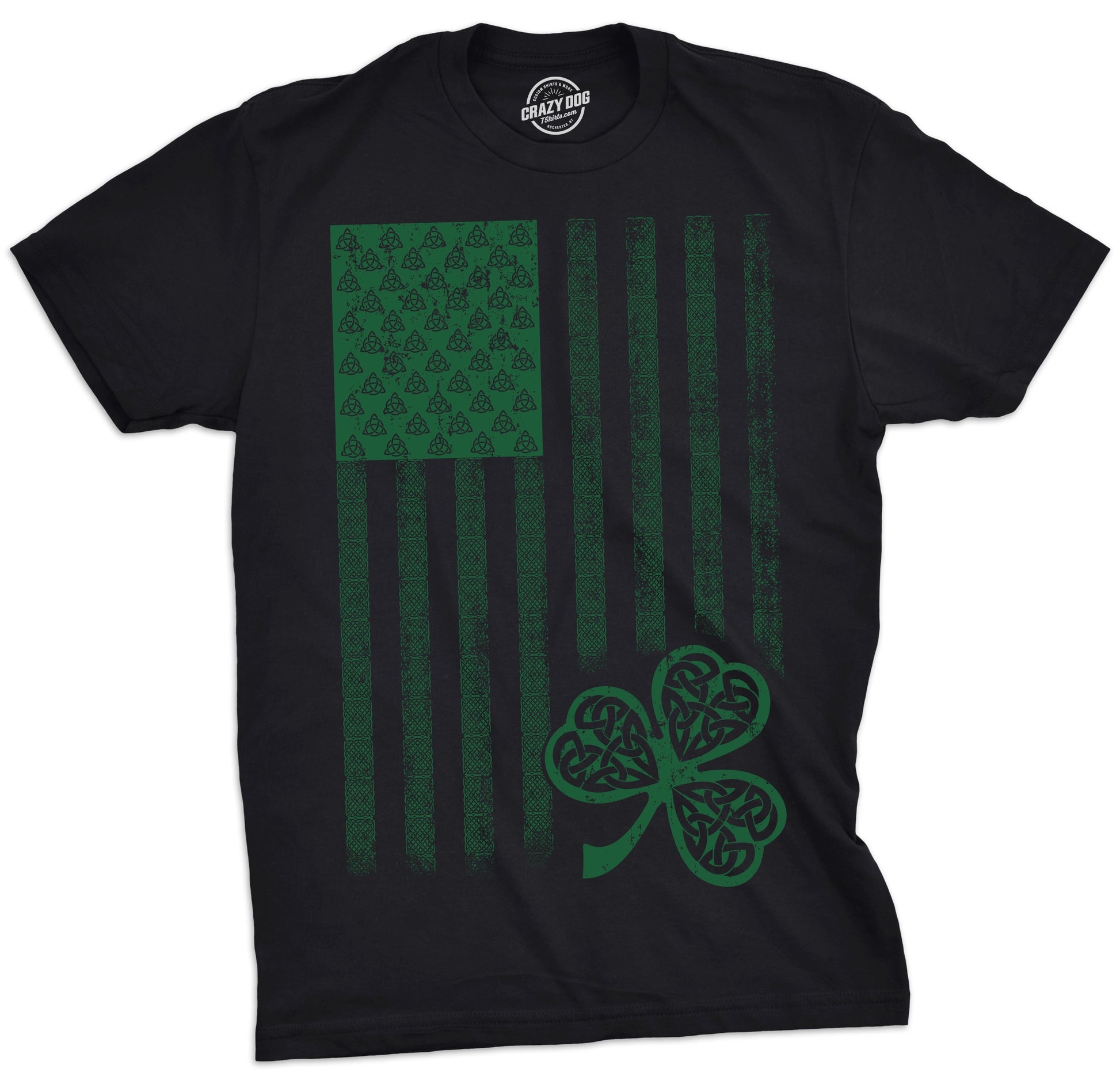 Celtic USA Flag Men's T Shirt - T-Shirt, Sweatshirt, Hoodie