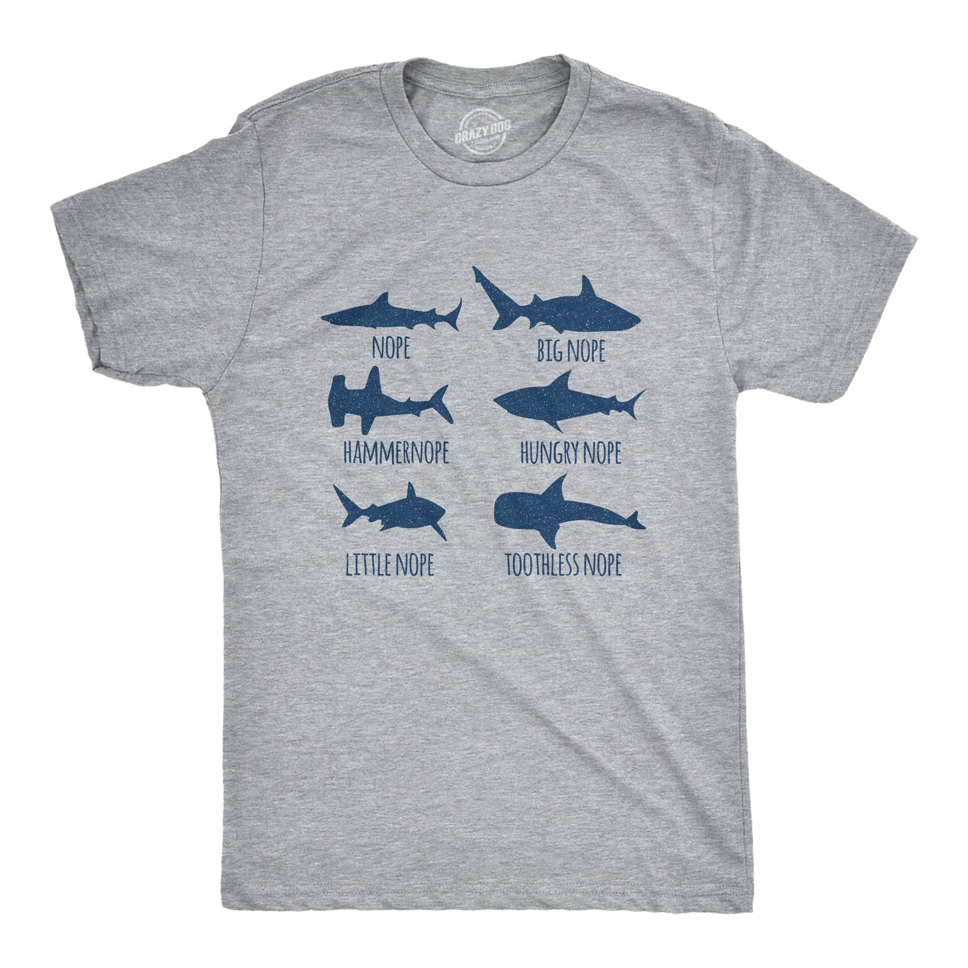 Shark Nope Men's T Shirt - T-Shirt, Sweatshirt, Hoodie