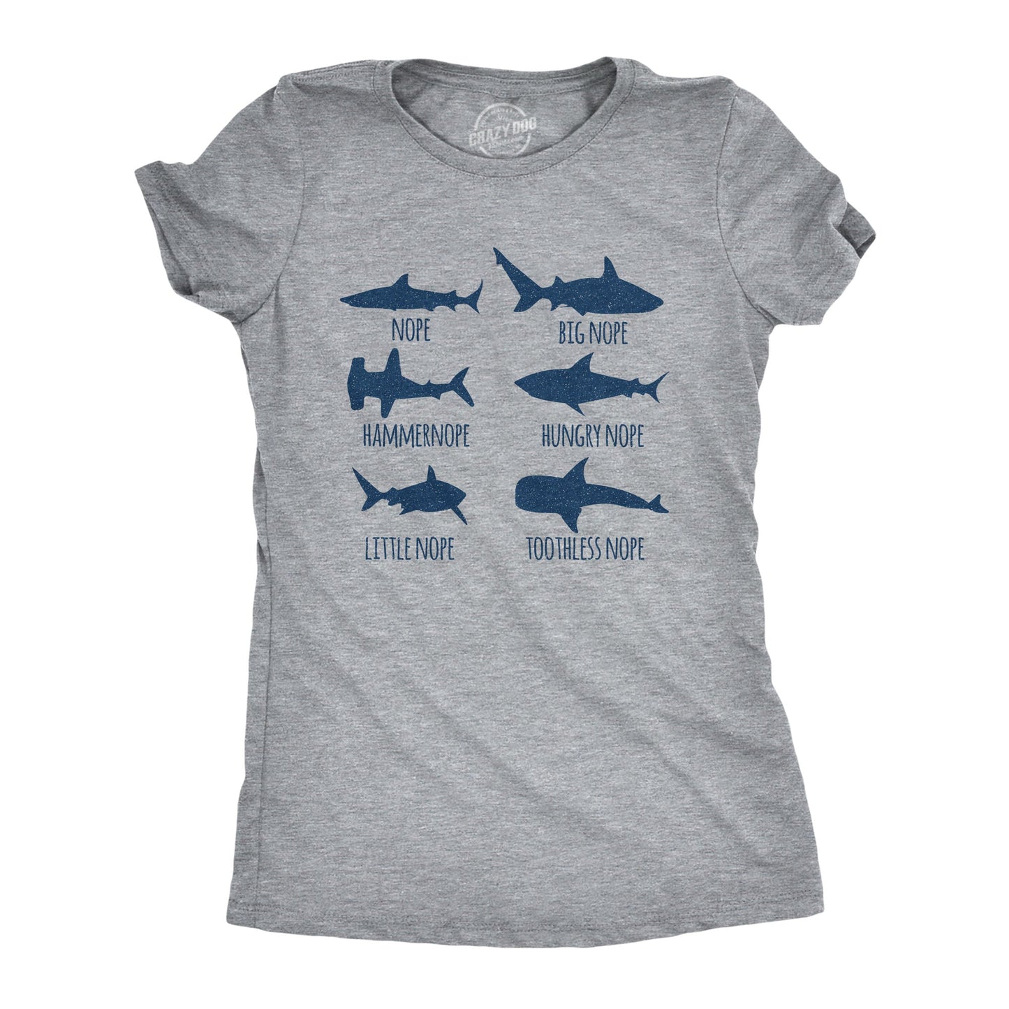 Shark Nope Women's T Shirt - T-Shirt, Sweatshirt, Hoodie