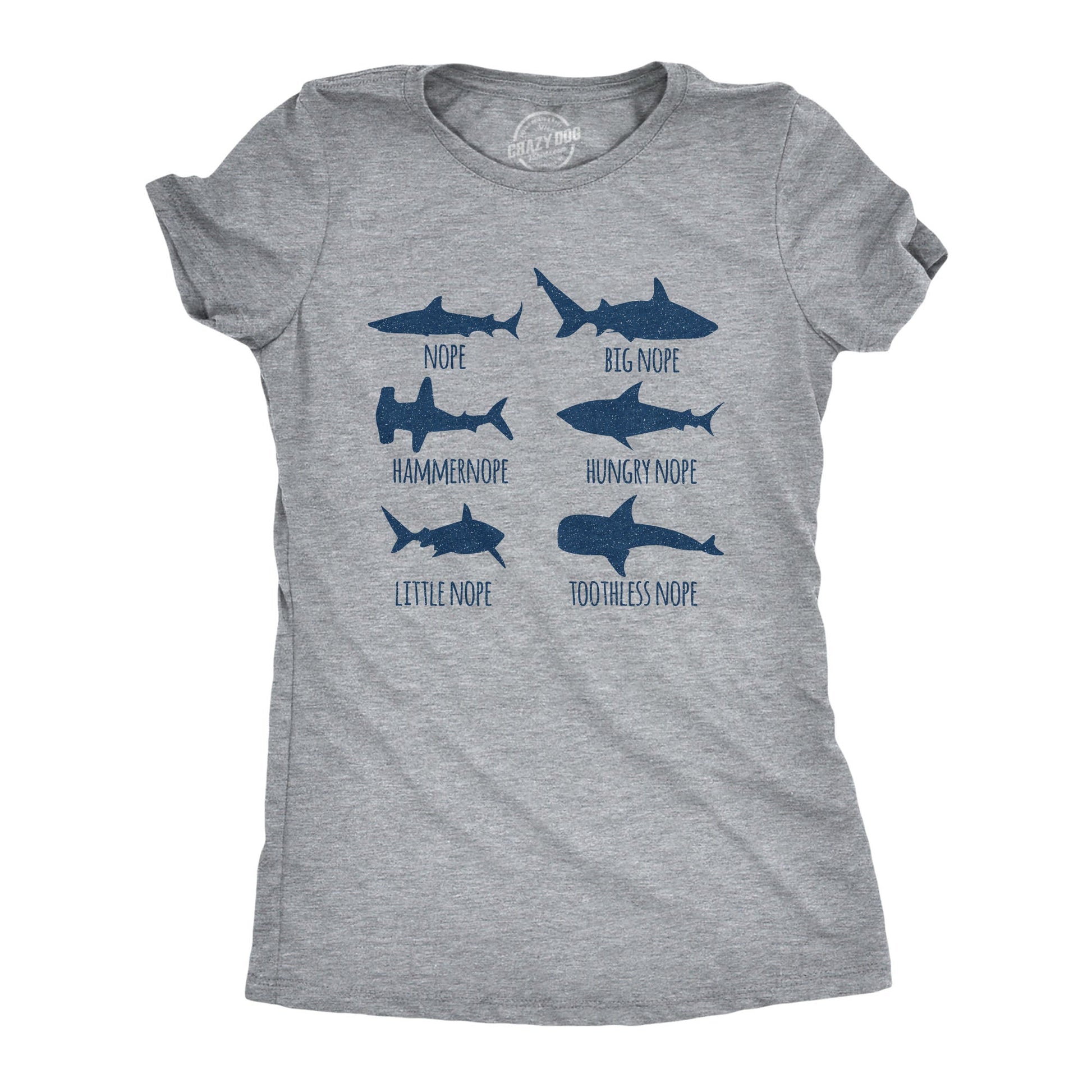 Shark Nope Women's T Shirt - T-Shirt, Sweatshirt, Hoodie