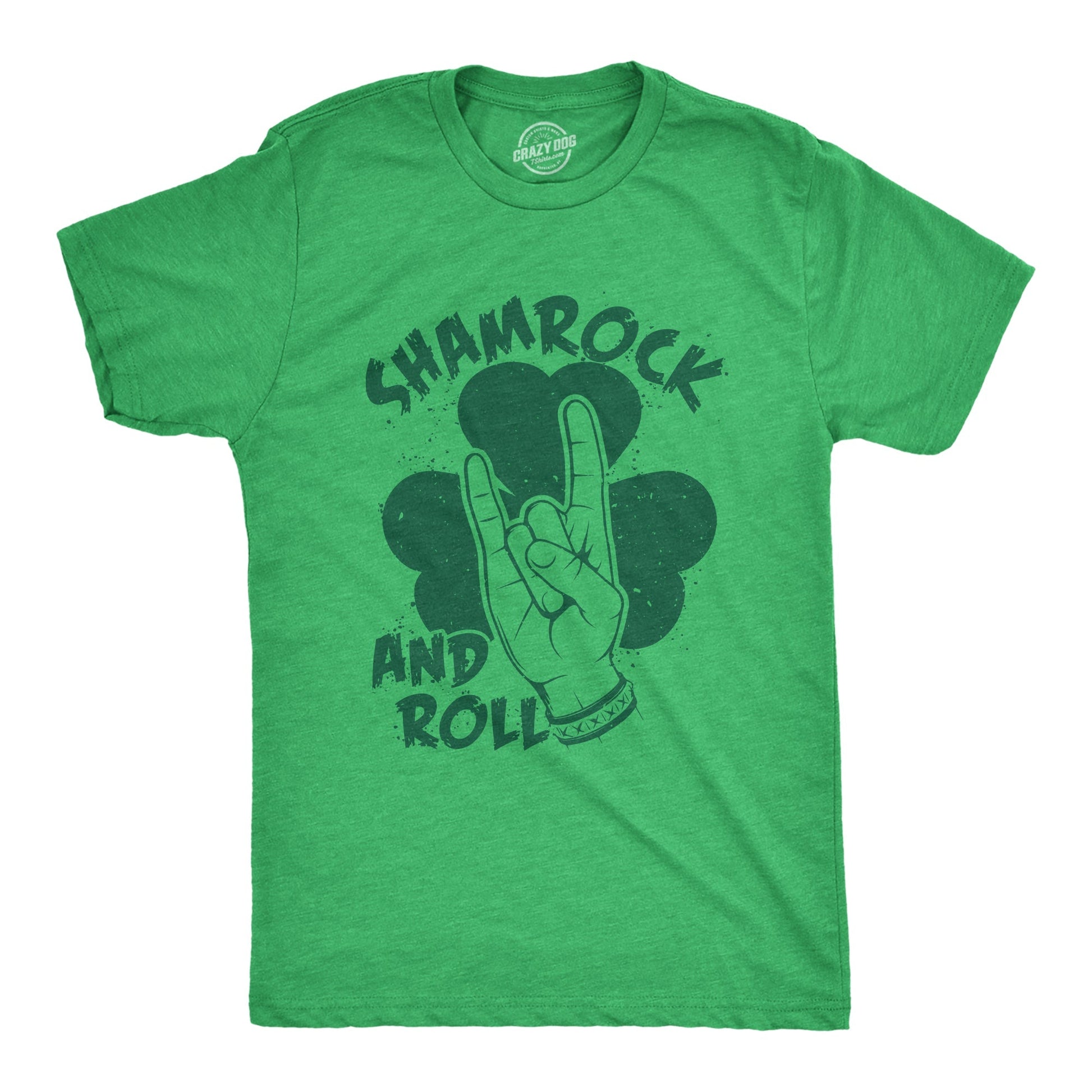 Shamrock And Roll Men's T Shirt - T-Shirt, Sweatshirt, Hoodie