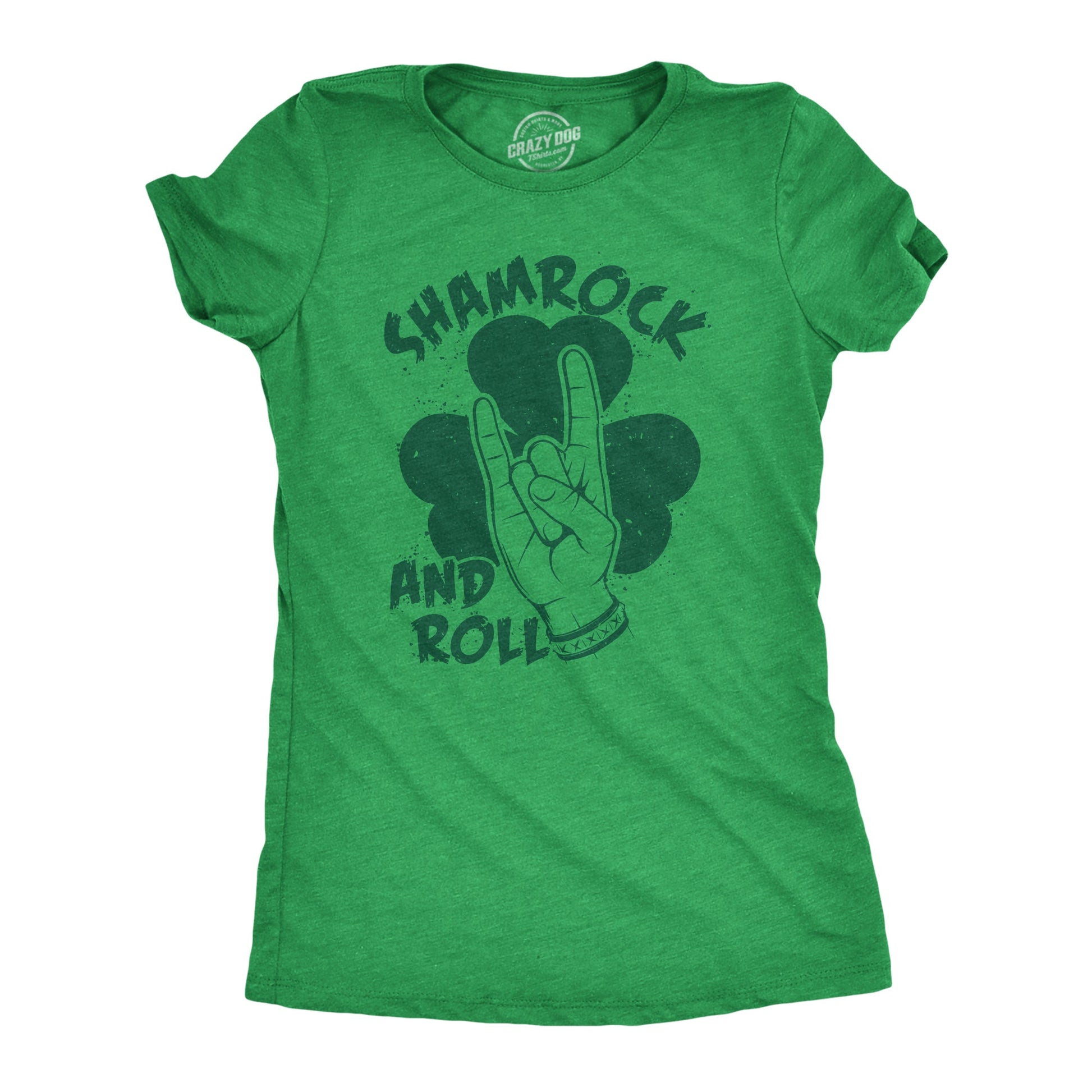 Shamrock And Roll Women's T Shirt - T-Shirt, Sweatshirt, Hoodie