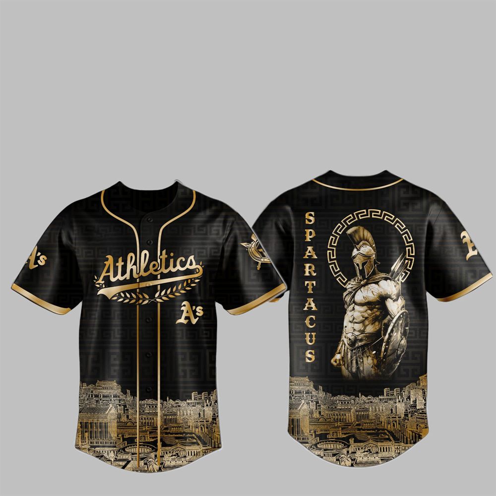 2025 Athletics Spartacus Jersey baseball jersey product view 1