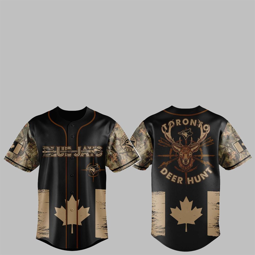 2025 Blue Jays Deer Hunting Jersey baseball jersey product view 1