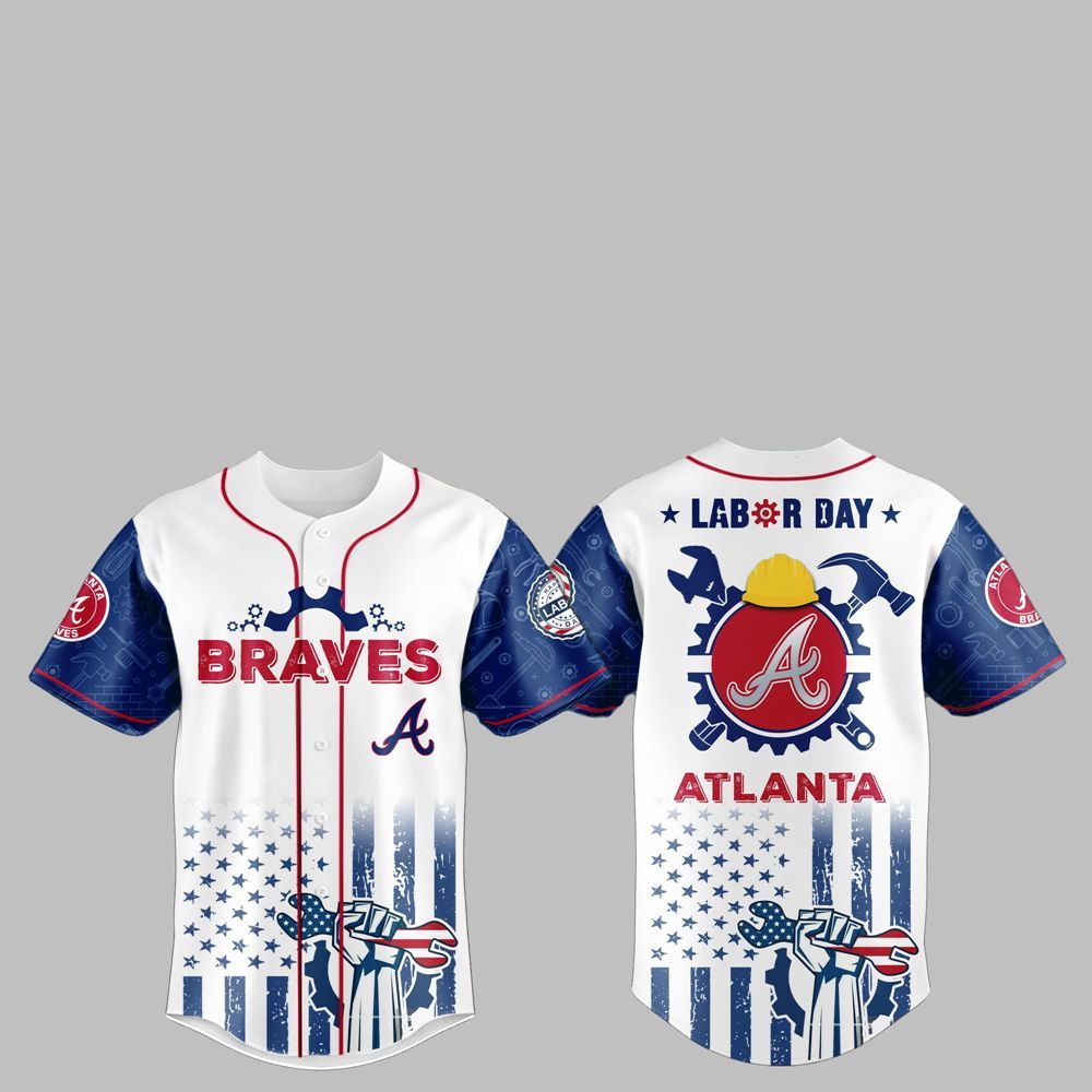 2025 Braves Labor Day Jersey - Grishko.com baseball jersey product view 1