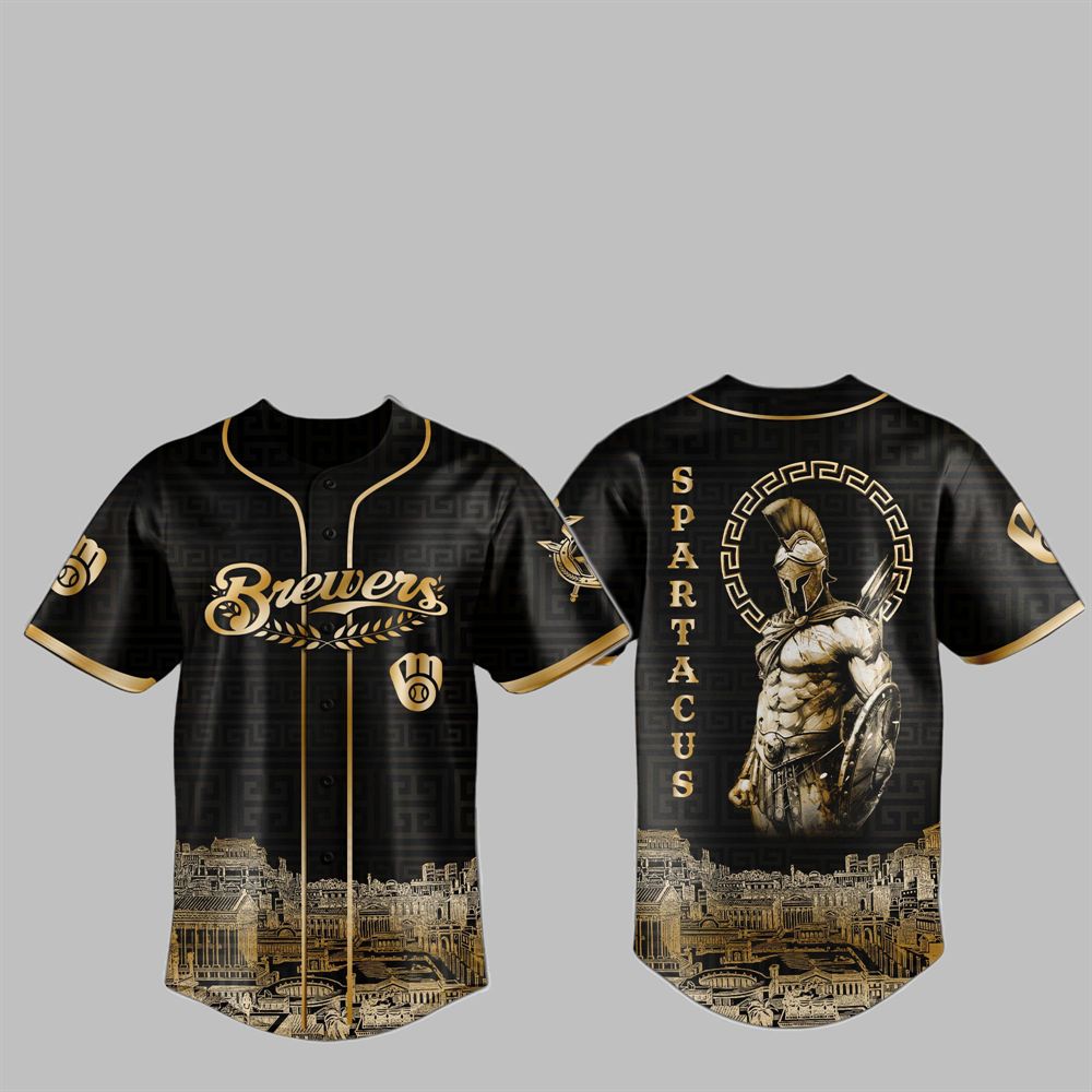 2025 Brewers Spartacus Jersey - Grishko.com baseball jersey product view 1