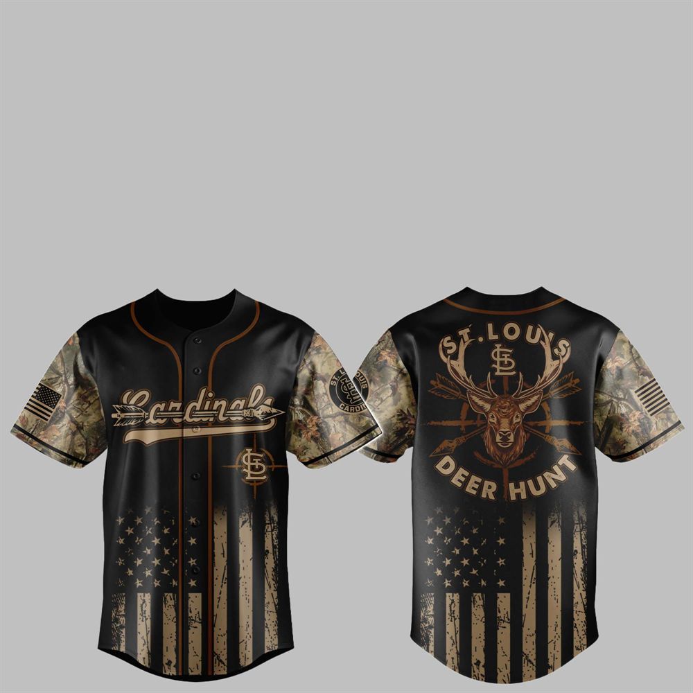 2025 Cardinals Deer Hunting Jersey - Grishko.com sports jersey product view 1
