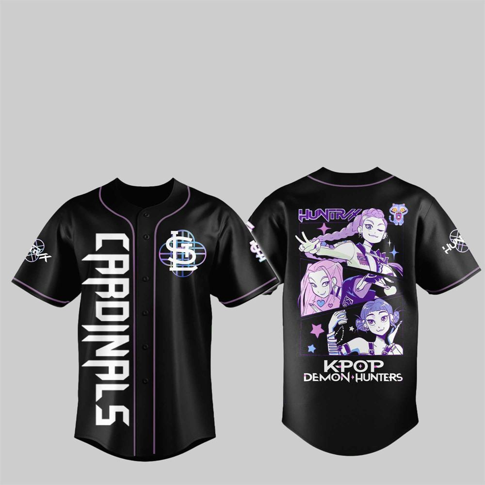 2025 Cardinals KPop Demon Hunters Jersey - Grishko.com sports jersey product view 1