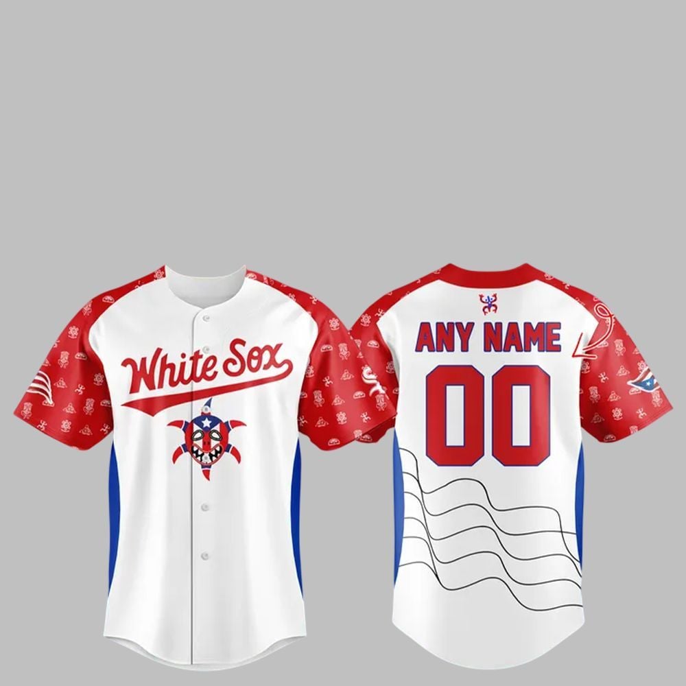 2025 Chicago White Sox Puerto Rican Heritage Jersey - Grishko.com baseball jersey product view 1