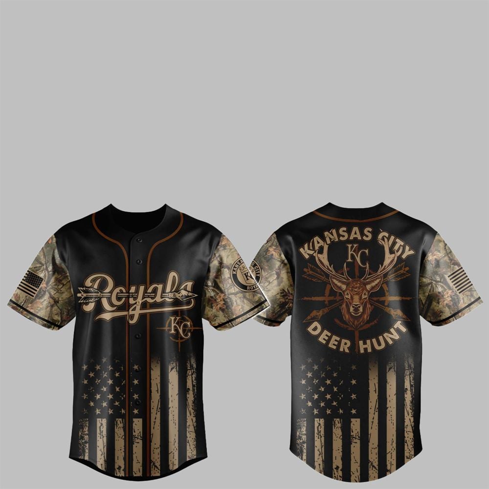 2025 City Royals Deer Hunting Jersey - Grishko.com baseball jersey product view 1