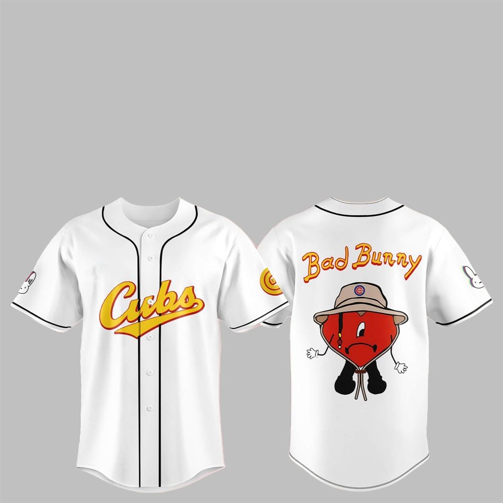 2025 Cubs Bad Bunny Jersey - Grishko.com baseball jersey product view 1
