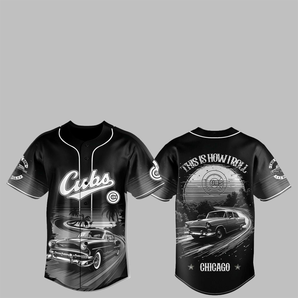 2025 Cubs Classic Car Pride Jersey - Grishko.com baseball jersey product view 1