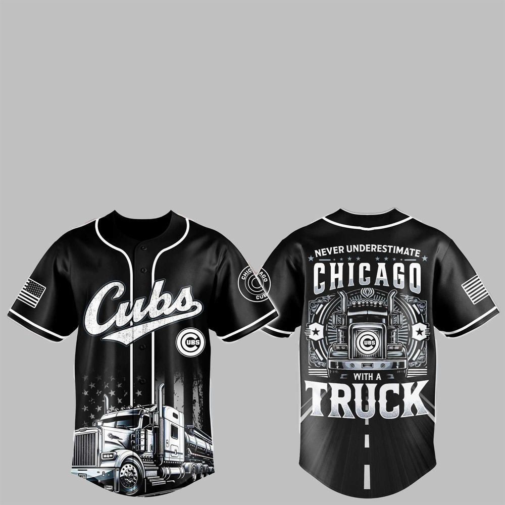 2025 Cubs Nation Truck Driver Appreciation Week Jersey - Grishko.com baseball jersey product view 1