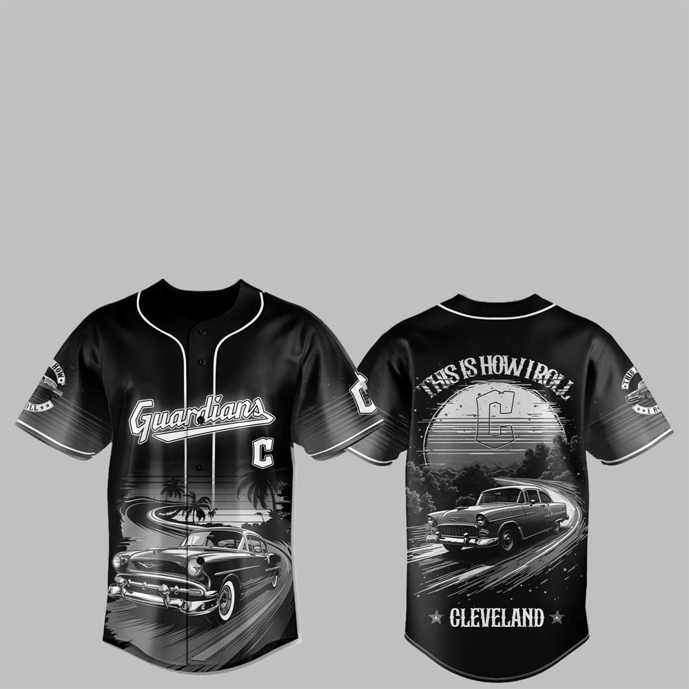 2025 Guardians Classic Car Pride Jersey - Grishko.com baseball jersey product view 1