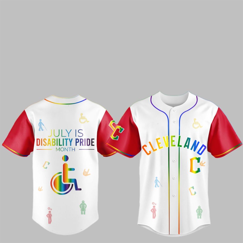 2025 Guardians July Is Disability Pride Month Jersey - Grishko.com baseball jersey product view 1