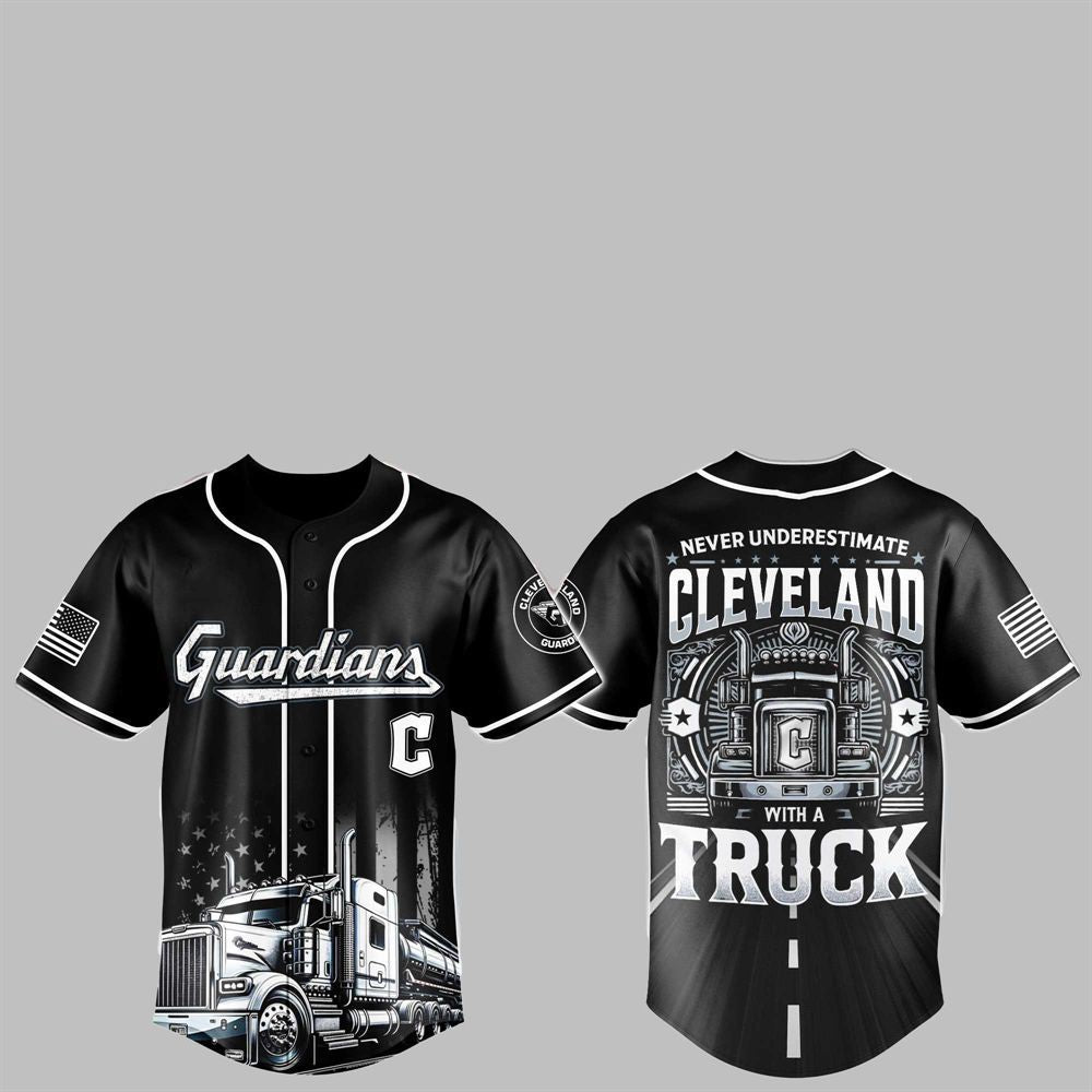 2025 Guardians Nation Truck Driver Appreciation Week Jersey - Grishko.com baseball jersey product view 1