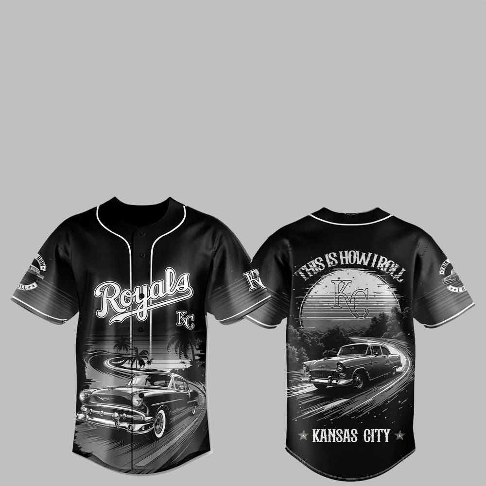 2025 KC Royals Classic Car Pride Jersey - Grishko.com baseball jersey product view 1
