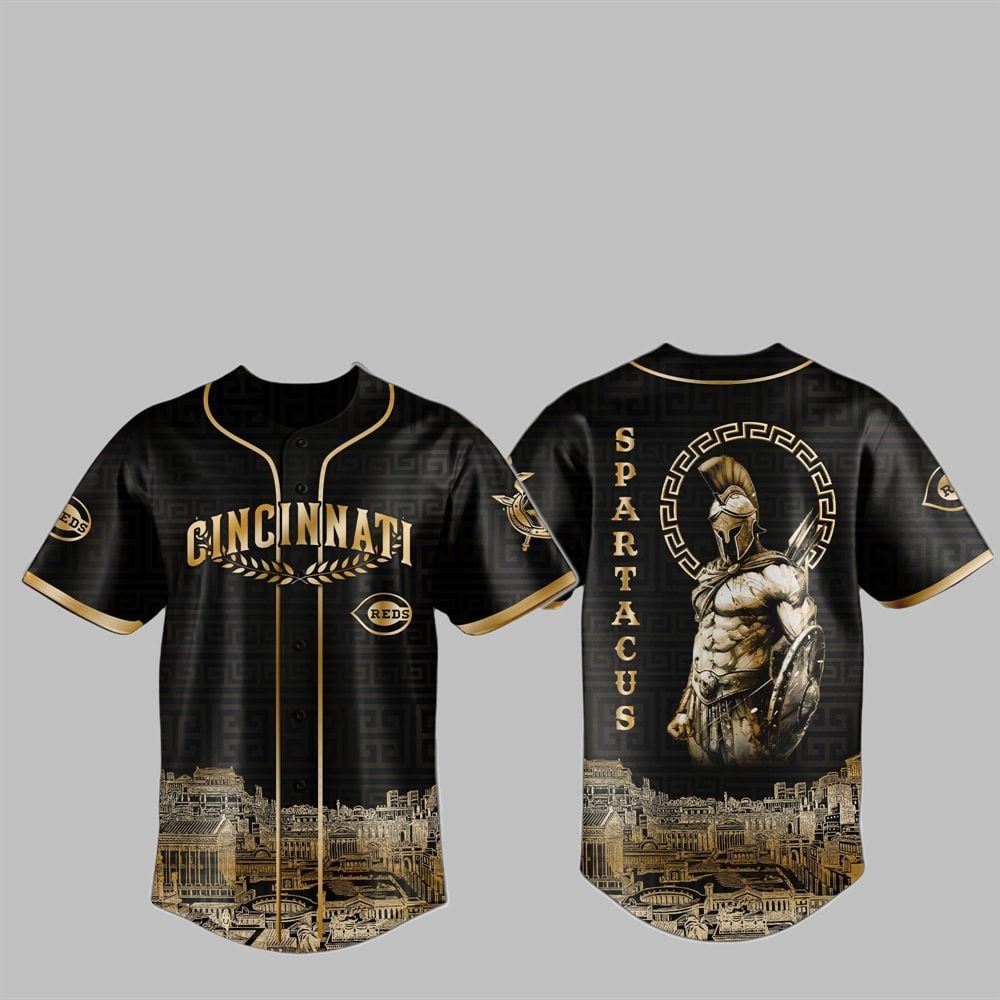 2025 Reds Spartacus Jersey baseball jersey product view 1