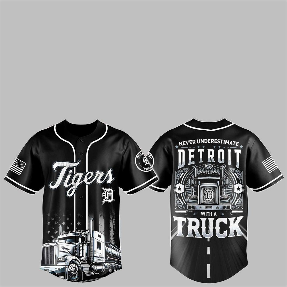 2025 Tigers Nation Truck Driver Appreciation Week Jersey sports jersey product view 1