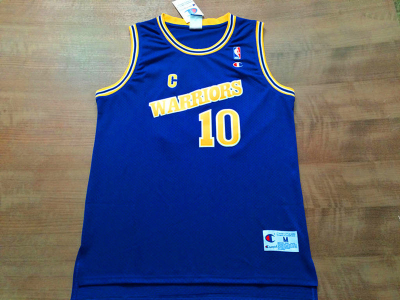 10 # Hardaway Retro Blue Style 2 Basketball Jersey basketball jersey product view 1