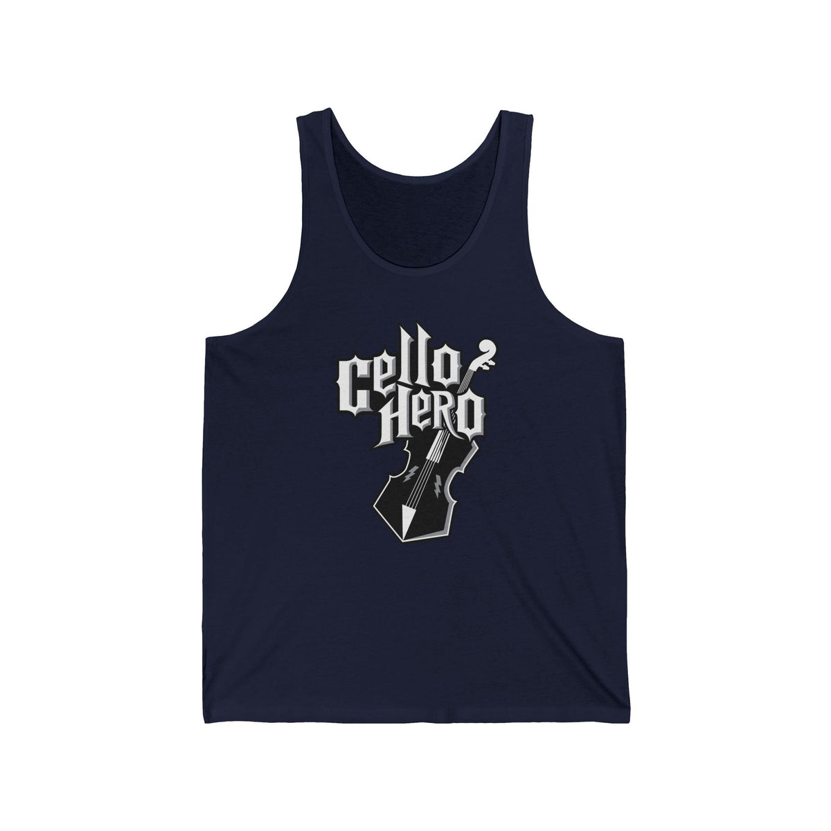 Cello Hero Unisex Tank - Adult & Kids T-Shirts, Sweatshirts & Hoodies apparel design preview 3