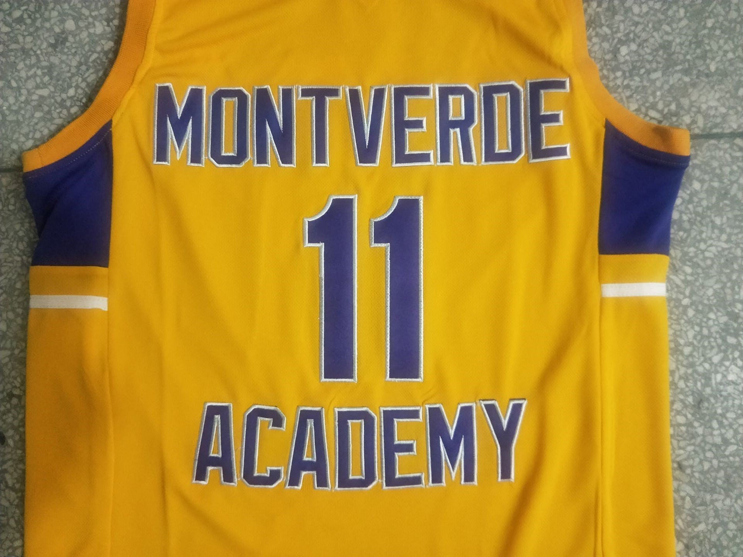 11 Harrison Barnes High School 11 # Scottie - Yellow Jersey Style 2 College Football Jersey football jersey product view 1