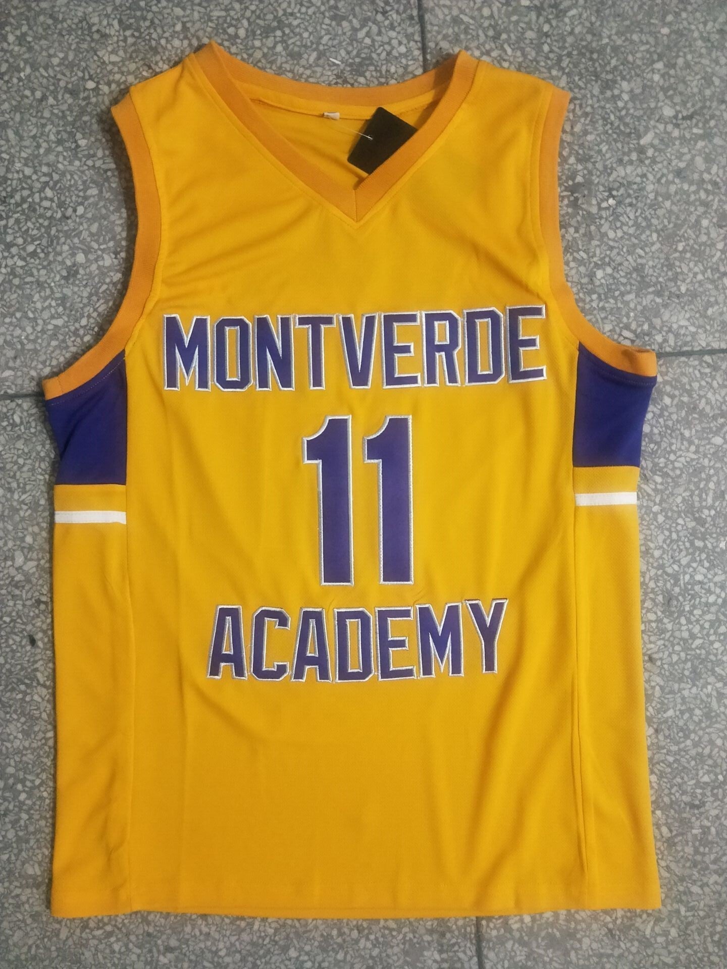 11 Harrison Barnes High School 11 # Scottie - Yellow Jersey Style 5 College Football Jersey football jersey product view 1