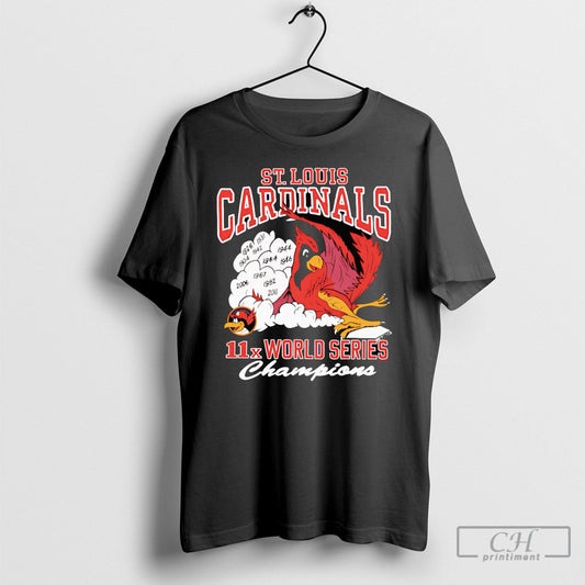 11x World Series Champions St Louis Cardinals Shirt Tee Unisex T-shirt, Sweatshirt, Hoodie, Long Sleeve Tee - T-Shirt, Sweatshirt, Hoodie