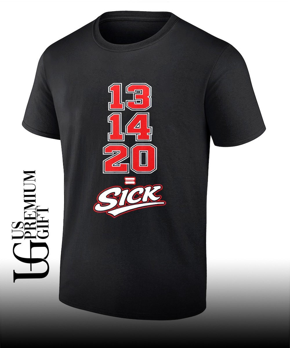 13 14 20 equal sick shirt Unisex T-shirt, Sweatshirt, Hoodie, Long Sleeve Tee - T-Shirt, Sweatshirt, Hoodie