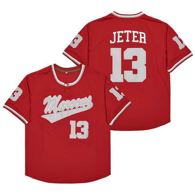 13 jeter Baseball Jersey baseball jersey product view 1