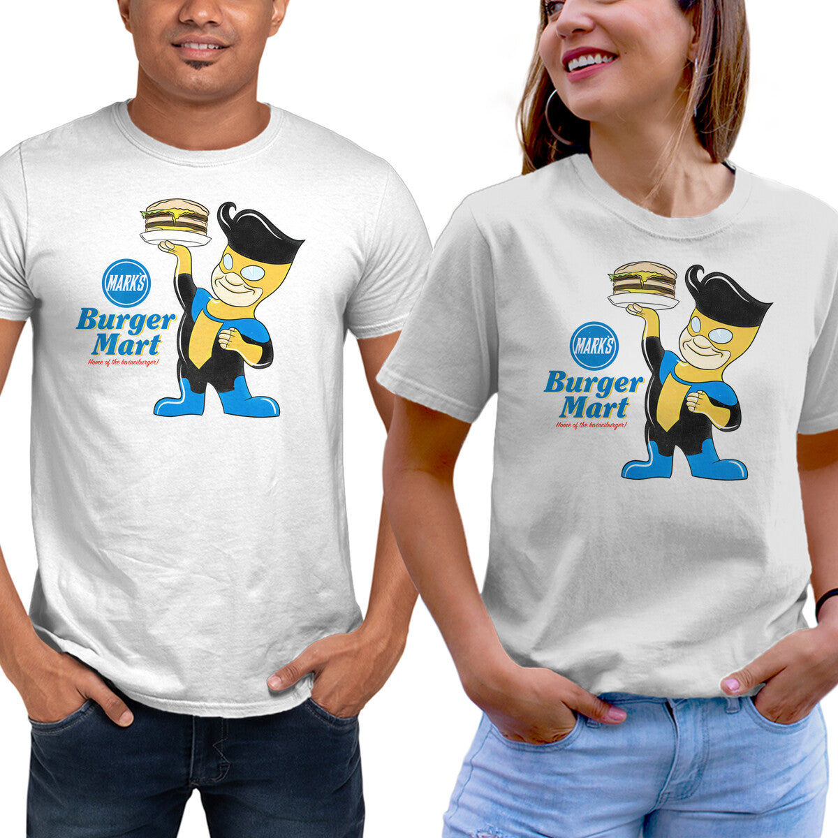 Mark's Burger Mart Unisex T-shirt, Sweatshirt, Hoodie, Long Sleeve Tee - T-Shirt, Sweatshirt, Hoodie