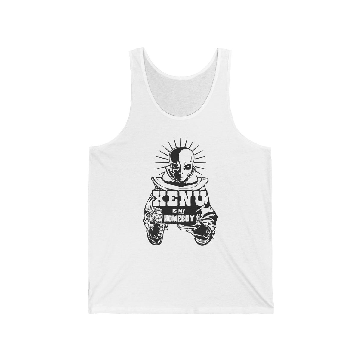 Xenu Is My Homeboy Unisex Tank - Adult & Kids T-Shirts, Sweatshirts & Hoodies apparel design preview 2