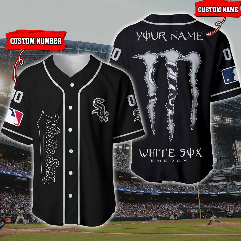 Custom Chicago White Sox 3D Printed Baseball Jersey – Personalized & Unique baseball jersey product view 1