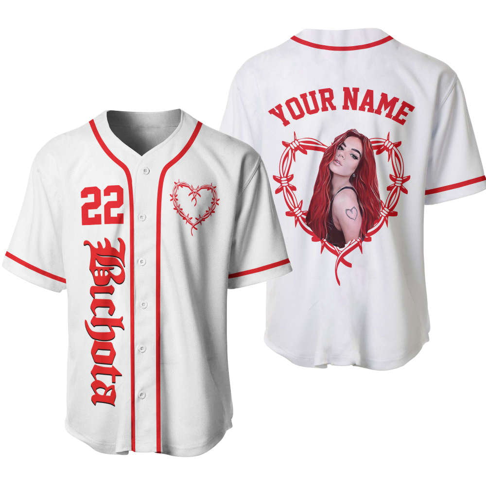Authentic KaroL G & Maana Sera Bonito Baseball Jerseys: Elevate Your Style baseball jersey product view 1