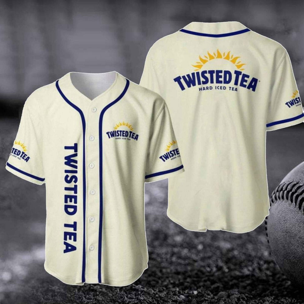 Twisted Tea Unisex Baseball Jersey - Keep it Twisted with our Beer Lover Shirt! - Aopprinter baseball jersey product view 1