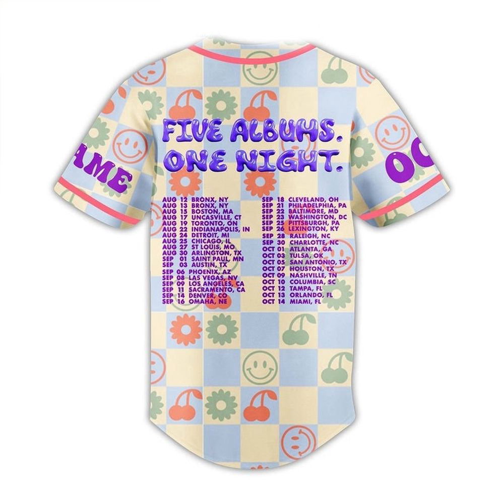 Jonas Brothers Baseball Jersey, Pop Rock Band Jersey Tee - lylyprint.com baseball jersey product view 2