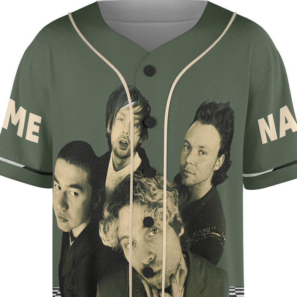Custom Name 5 Seconds of Summer Baseball Jersey - lylyprint.com baseball jersey product view 5